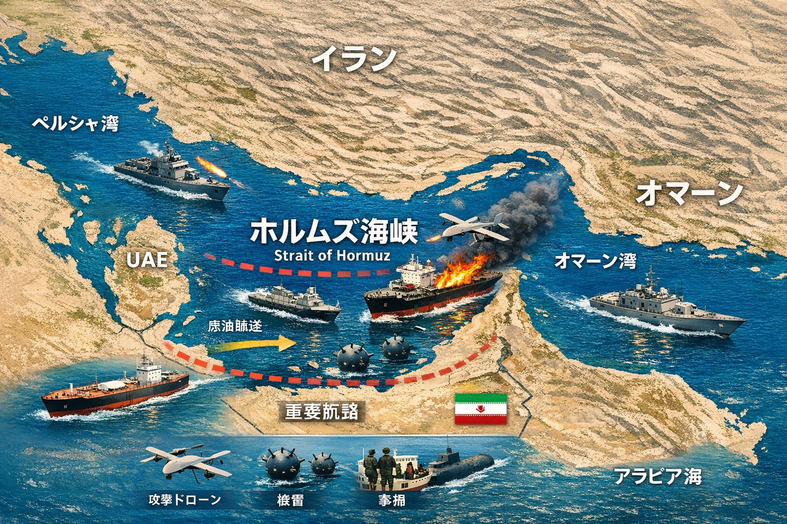■ 2026年現在のホルムズ海峡の状況【結論】